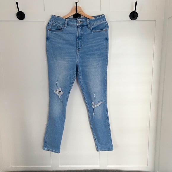 Old navy size 12 Higher high rise Rockstar Super Skinny, Jeans, Denim Pants - Picture 1 of 8